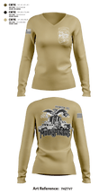 1450th TC 47594433 Women's Long Sleeve V-neck Shirt - 3