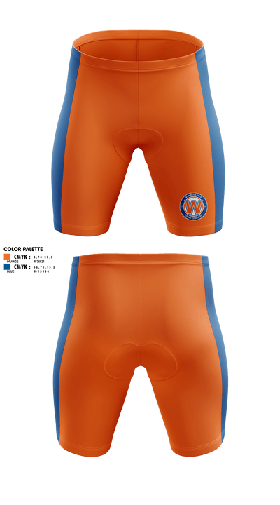 Wilmington Youth Rowing Association 92789320 Men's Compression Shorts - 1