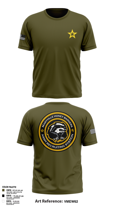 Maryville Honeybadger 60960842 Short Sleeve Performance Shirt - 4
