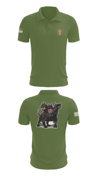 Short Sleeve Performance Polo, 1-174th ADA RGT, , Teamtime, Team time, sublimation, custom sports apparel, team uniforms, spirit wear, spiritwear, sports uniforms, custom shirts, team store, custom team store, fundraiser sports, apparel fundraiser