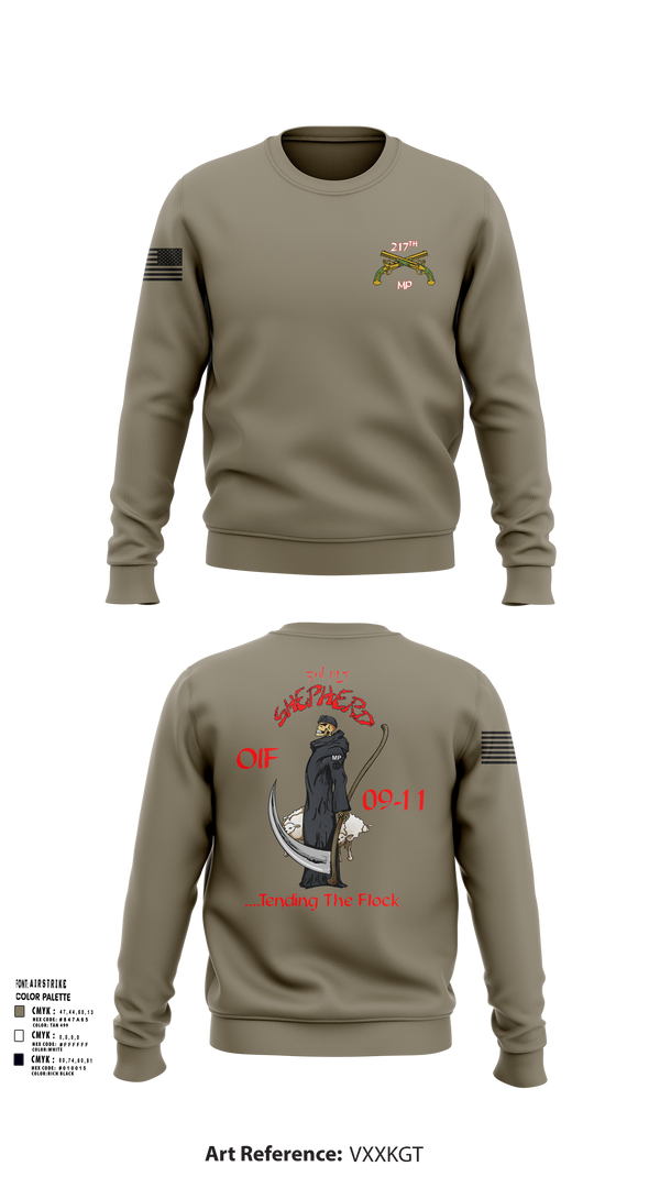 Crew Neck Sweatshirt, , Army, Teamtime, Team time, sublimation, custom sports apparel, team uniforms, spirit wear, spiritwear, sports uniforms, custom shirts, team store, custom team store, fundraiser sports, apparel fundraiser
