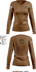 319 ERS 88813826 Women's Long Sleeve V-neck Shirt - 8