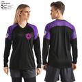 Central islip redbulls 10185982 Women's Long Sleeve V-neck Shirt - 2