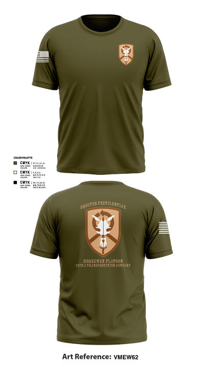 1st Platoon, 423 TC 69151656 Short Sleeve Performance Shirt - 2