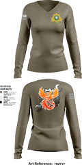 Phoenix battery 17296870 Women's Long Sleeve V-neck Shirt - 1