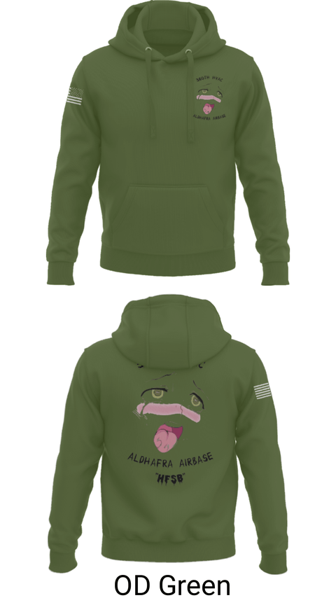 Hoodie, 380th HVAC, , Teamtime, Team time, sublimation, custom sports apparel, team uniforms, spirit wear, spiritwear, sports uniforms, custom shirts, team store, custom team store, fundraiser sports, apparel fundraiser