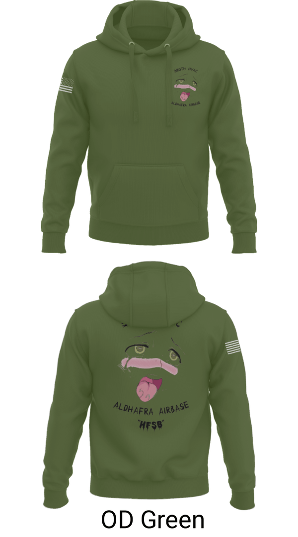 Hoodie, 380th HVAC, , Teamtime, Team time, sublimation, custom sports apparel, team uniforms, spirit wear, spiritwear, sports uniforms, custom shirts, team store, custom team store, fundraiser sports, apparel fundraiser