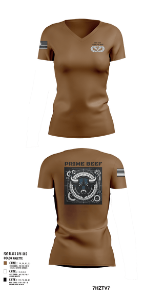 Women's Short Sleeve Vneck Shirt, 106 CES, Air Force, Teamtime, Team time, sublimation, custom sports apparel, team uniforms, spirit wear, spiritwear, sports uniforms, custom shirts, team store, custom team store, fundraiser sports, apparel fundraiser