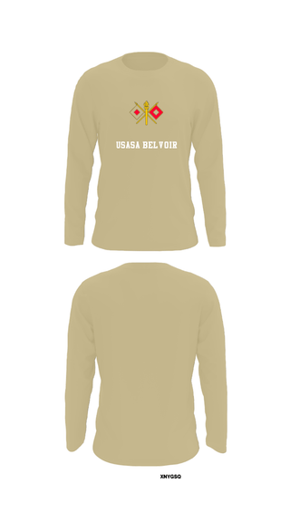 Long Sleeve Performance Shirt, USASA BELVOIR, Army, Teamtime, Team time, sublimation, custom sports apparel, team uniforms, spirit wear, spiritwear, sports uniforms, custom shirts, team store, custom team store, fundraiser sports, apparel fundraiser