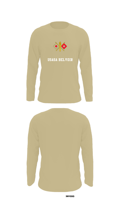 USASA BELVOIR 16372072 Long Sleeve Performance Shirt - 92