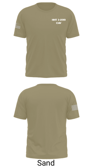 Old School Cotton Feel Shirt, HHT 1-299 CAV, Army, Teamtime, Team time, sublimation, custom sports apparel, team uniforms, spirit wear, spiritwear, sports uniforms, custom shirts, team store, custom team store, fundraiser sports, apparel fundraiser