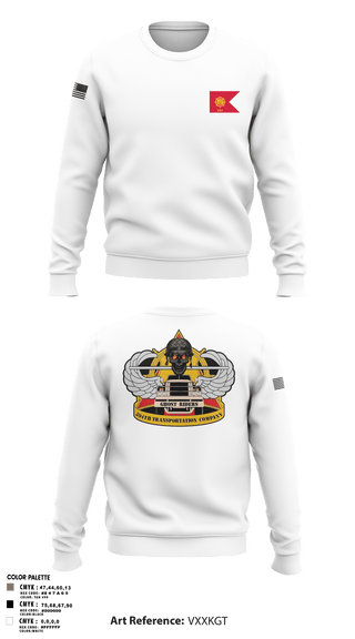 Crew Neck Sweatshirt, 594th transportation, Army, Teamtime, Team time, sublimation, custom sports apparel, team uniforms, spirit wear, spiritwear, sports uniforms, custom shirts, team store, custom team store, fundraiser sports, apparel fundraiser