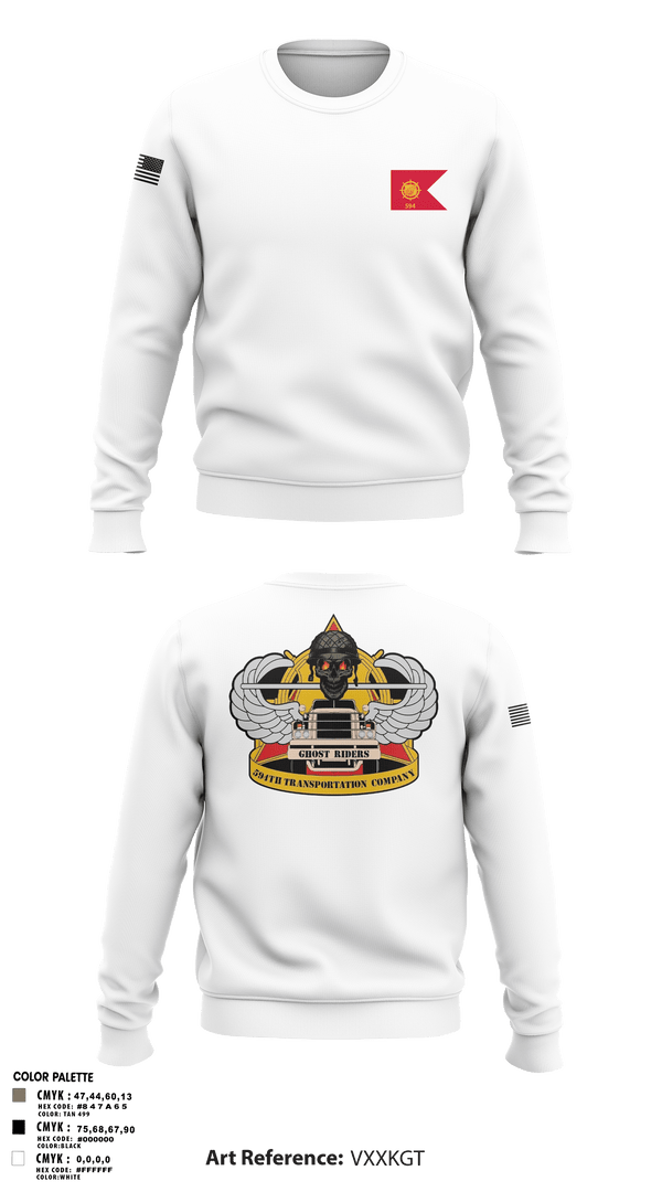 Crew Neck Sweatshirt, 594th transportation, Army, Teamtime, Team time, sublimation, custom sports apparel, team uniforms, spirit wear, spiritwear, sports uniforms, custom shirts, team store, custom team store, fundraiser sports, apparel fundraiser