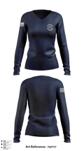 115 LRS 54264260 Women's Long Sleeve V-neck Shirt - 18