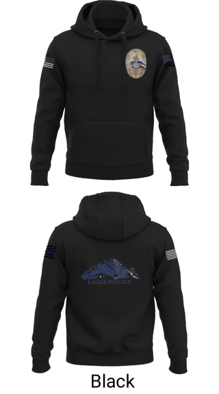 Hoodie, Eagle Police Department, Police, Teamtime, Team time, sublimation, custom sports apparel, team uniforms, spirit wear, spiritwear, sports uniforms, custom shirts, team store, custom team store, fundraiser sports, apparel fundraiser