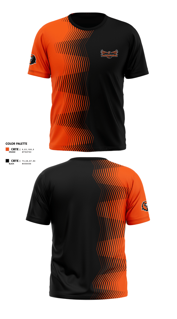 Short Sleeve Performance Shirt, Thunderhawks, Baseball, Teamtime, Team time, sublimation, custom sports apparel, team uniforms, spirit wear, spiritwear, sports uniforms, custom shirts, team store, custom team store, fundraiser sports, apparel fundraiser
