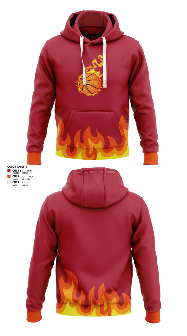 Hoodie, Houston hot shots, Men's Basketball, Teamtime, Team time, sublimation, custom sports apparel, team uniforms, spirit wear, spiritwear, sports uniforms, custom shirts, team store, custom team store, fundraiser sports, apparel fundraiser