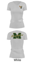 McBain High School Volleyball 93247142 Women's Short Sleeve V-neck Shirt - 19
