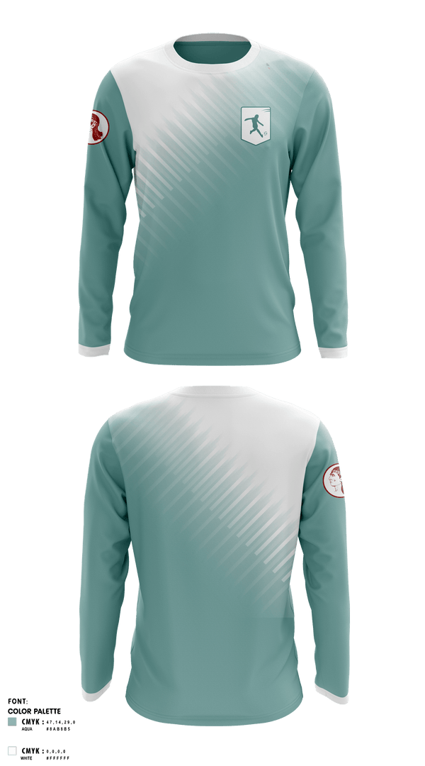 Long Sleeve Performance Shirt, Argentina, Men's Soccer, Teamtime, Team time, sublimation, custom sports apparel, team uniforms, spirit wear, spiritwear, sports uniforms, custom shirts, team store, custom team store, fundraiser sports, apparel fundraiser