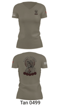 None 69864015 Women's Short Sleeve V-neck Shirt - 65