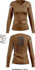 340th Flying Training Group 94922399 Women's Long Sleeve V-neck Shirt - 2