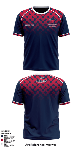 Short Sleeve Performance Shirt, Saugerties Outlaws Youth Football, Football, Teamtime, Team time, sublimation, custom sports apparel, team uniforms, spirit wear, spiritwear, sports uniforms, custom shirts, team store, custom team store, fundraiser sports, apparel fundraiser