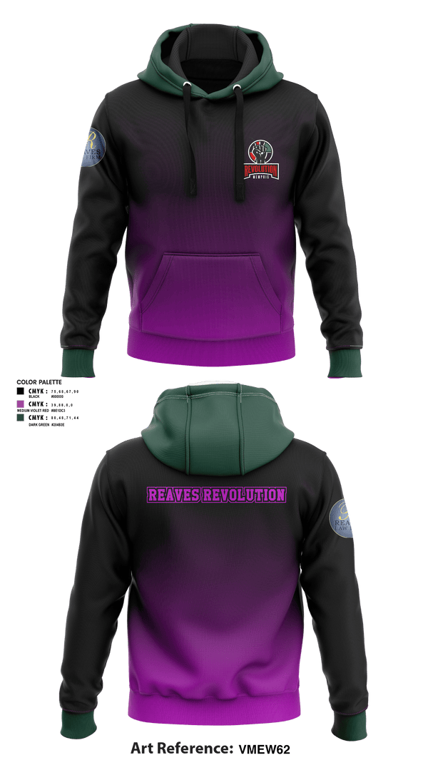 Hoodie, Reaves Revolution, Men's Basketball, Teamtime, Team time, sublimation, custom sports apparel, team uniforms, spirit wear, spiritwear, sports uniforms, custom shirts, team store, custom team store, fundraiser sports, apparel fundraiser