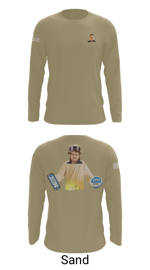Long Sleeve Performance Shirt, 1st DSB, Marines, Teamtime, Team time, sublimation, custom sports apparel, team uniforms, spirit wear, spiritwear, sports uniforms, custom shirts, team store, custom team store, fundraiser sports, apparel fundraiser