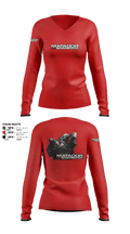 undefined Women's Long Sleeve V-neck Shirt - 4