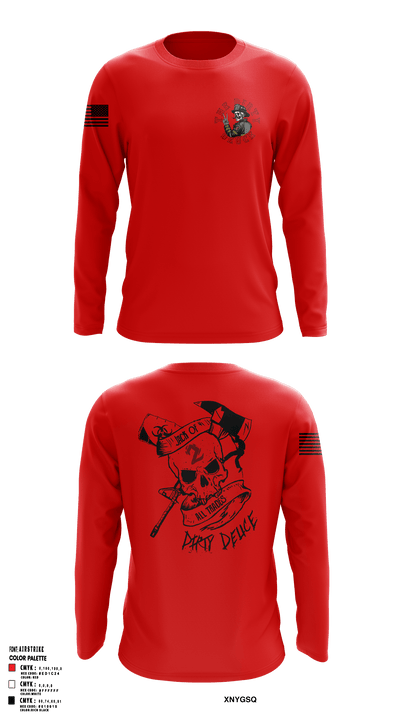 386th ECES/CEF 44039063 Long Sleeve Performance Shirt - 3