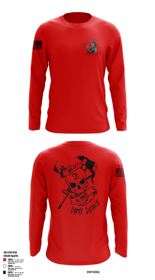Long Sleeve Performance Shirt, 386th ECES/CEF, Fire Department, Teamtime, Team time, sublimation, custom sports apparel, team uniforms, spirit wear, spiritwear, sports uniforms, custom shirts, team store, custom team store, fundraiser sports, apparel fundraiser