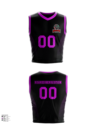 Mens Reversible Basketball Jersey, Reaves Revolution, Men's Basketball, Teamtime, Team time, sublimation, custom sports apparel, team uniforms, spirit wear, spiritwear, sports uniforms, custom shirts, team store, custom team store, fundraiser sports, apparel fundraiser