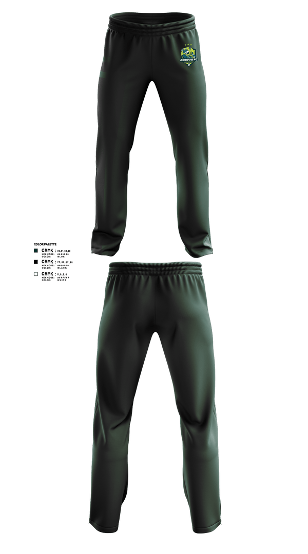 Sweatpants, ARROWS FC, Men's Soccer, Teamtime, Team time, sublimation, custom sports apparel, team uniforms, spirit wear, spiritwear, sports uniforms, custom shirts, team store, custom team store, fundraiser sports, apparel fundraiser