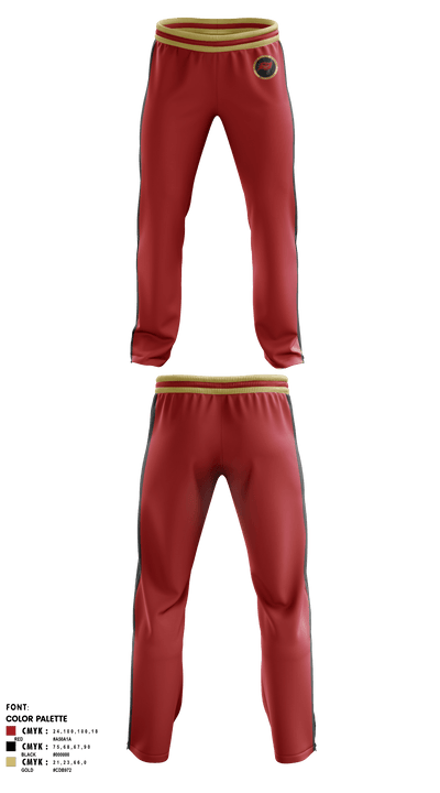 McIntosh County Academy Volleyball 47891415 Sweatpants - 1