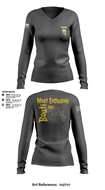 TSS 41728182 Women's Long Sleeve V-neck Shirt - 8