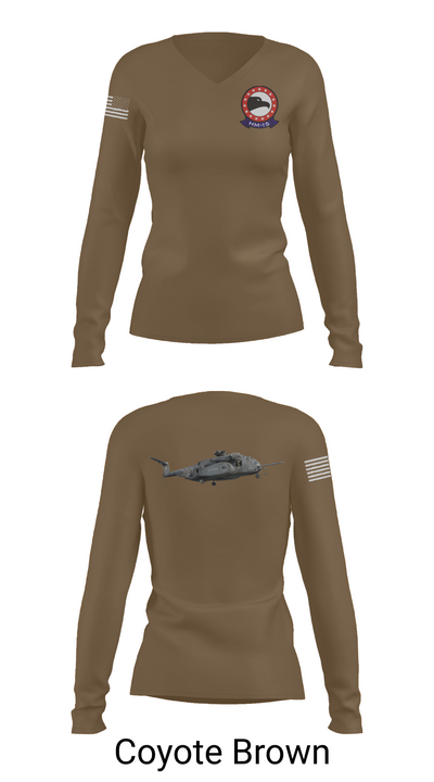 HM-15 15148080 Women's Long Sleeve V-neck Shirt - 16