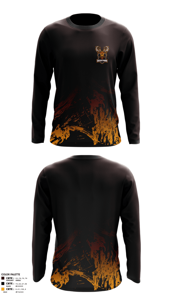 Long Sleeve Performance Shirt, Deer park bucks, Men's Basketball, Teamtime, Team time, sublimation, custom sports apparel, team uniforms, spirit wear, spiritwear, sports uniforms, custom shirts, team store, custom team store, fundraiser sports, apparel fundraiser