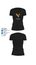 McBain High School Volleyball 93247142 Women's Short Sleeve V-neck Shirt - 37