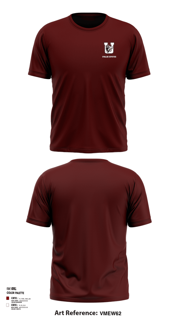 Short Sleeve Performance Shirt, Uvalde Coyotes, Wrestling, Teamtime, Team time, sublimation, custom sports apparel, team uniforms, spirit wear, spiritwear, sports uniforms, custom shirts, team store, custom team store, fundraiser sports, apparel fundraiser