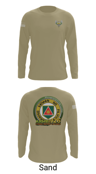 Long Sleeve Performance Shirt, 51st Combat Engineers, Army, Teamtime, Team time, sublimation, custom sports apparel, team uniforms, spirit wear, spiritwear, sports uniforms, custom shirts, team store, custom team store, fundraiser sports, apparel fundraiser