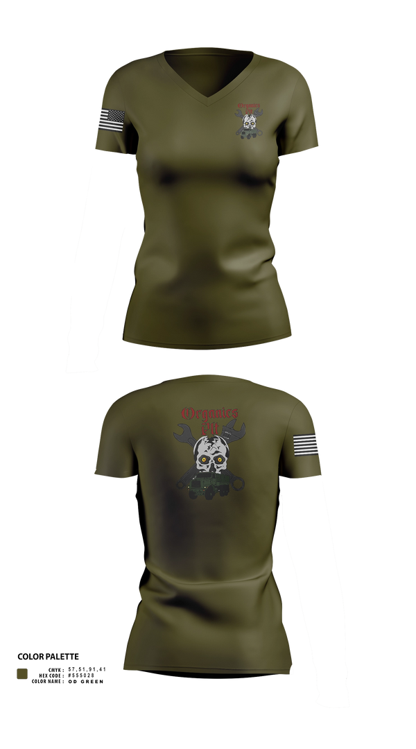 Women's Short Sleeve Vneck Shirt, Organics plt, Marines, Teamtime, Team time, sublimation, custom sports apparel, team uniforms, spirit wear, spiritwear, sports uniforms, custom shirts, team store, custom team store, fundraiser sports, apparel fundraiser