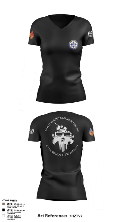 Maintenance Service Company 9999533 Women's Short Sleeve V-neck Shirt - 3
