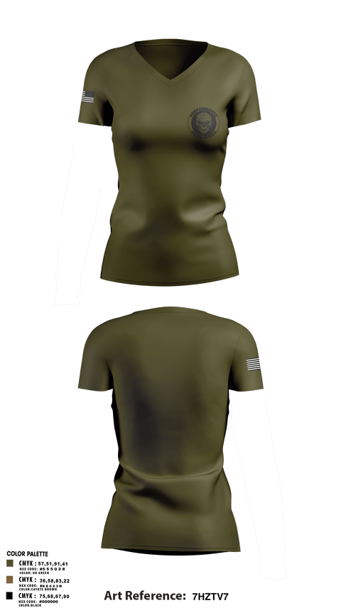 Women's Short Sleeve Vneck Shirt, R2 Performance center, Army, Teamtime, Team time, sublimation, custom sports apparel, team uniforms, spirit wear, spiritwear, sports uniforms, custom shirts, team store, custom team store, fundraiser sports, apparel fundraiser