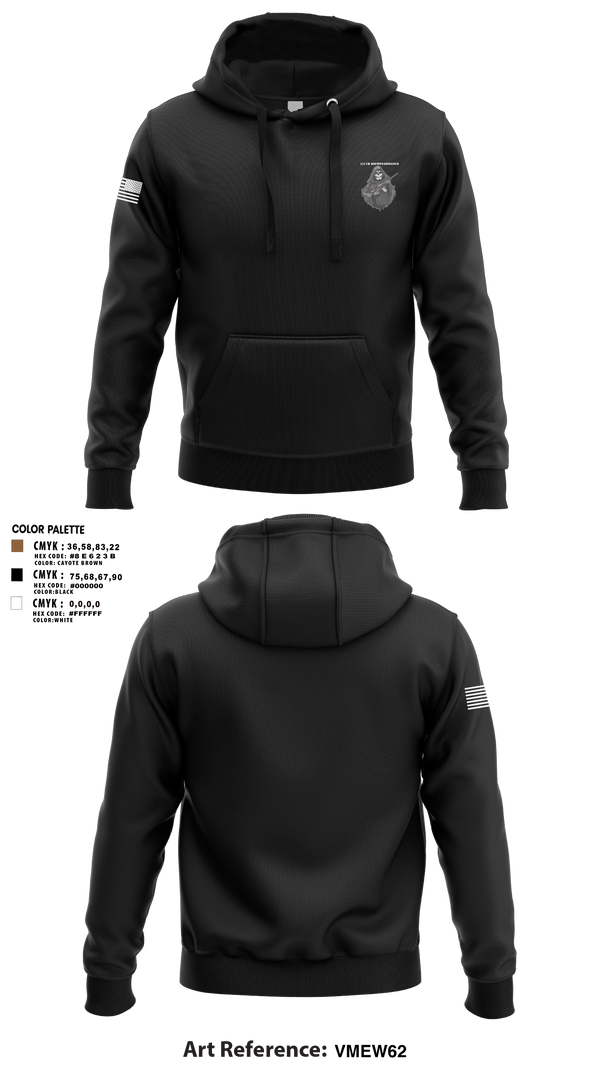 Hoodie, 1/3 CR Reconnaissance, , Teamtime, Team time, sublimation, custom sports apparel, team uniforms, spirit wear, spiritwear, sports uniforms, custom shirts, team store, custom team store, fundraiser sports, apparel fundraiser