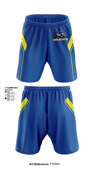 Athletic Shorts With Pockets, Wildcats, Cheer, Teamtime, Team time, sublimation, custom sports apparel, team uniforms, spirit wear, spiritwear, sports uniforms, custom shirts, team store, custom team store, fundraiser sports, apparel fundraiser