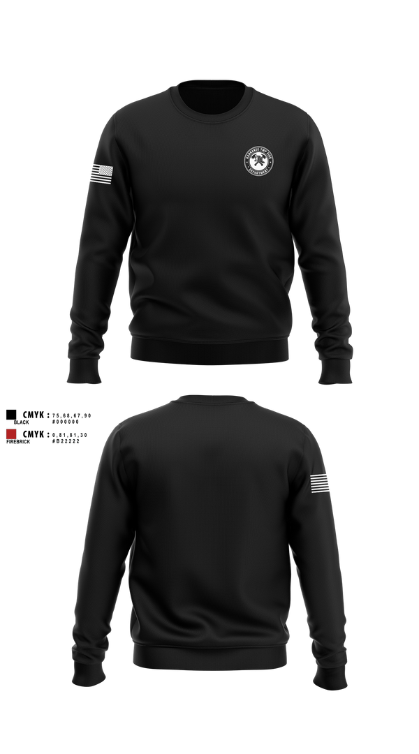 Crew Neck Sweatshirt, Kankakee Twp Fire, , Teamtime, Team time, sublimation, custom sports apparel, team uniforms, spirit wear, spiritwear, sports uniforms, custom shirts, team store, custom team store, fundraiser sports, apparel fundraiser