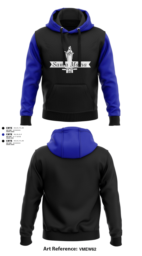 Hoodie, Santa Maria, Men's Soccer, Teamtime, Team time, sublimation, custom sports apparel, team uniforms, spirit wear, spiritwear, sports uniforms, custom shirts, team store, custom team store, fundraiser sports, apparel fundraiser