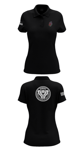 Women's Short Sleeve Performance Polo, CobrasCobras, Swimming, Teamtime, Team time, sublimation, custom sports apparel, team uniforms, spirit wear, spiritwear, sports uniforms, custom shirts, team store, custom team store, fundraiser sports, apparel fundraiser