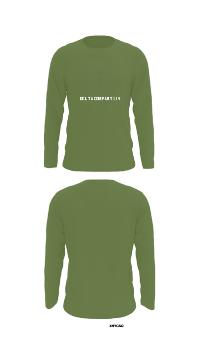 Delta company 114 32884167 Long Sleeve Performance Shirt - 52