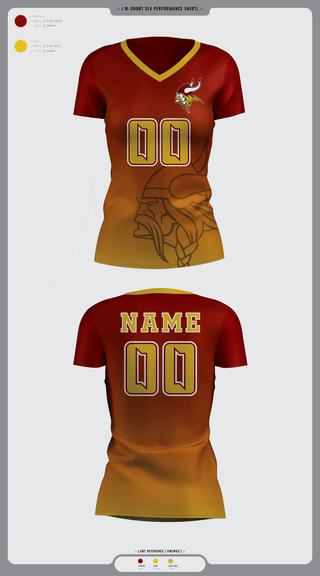 Women's Short Sleeve Vneck Shirt, Mission Valley Senior High School Volleyball, Women's Volleyball, Teamtime, Team time, sublimation, custom sports apparel, team uniforms, spirit wear, spiritwear, sports uniforms, custom shirts, team store, custom team store, fundraiser sports, apparel fundraiser